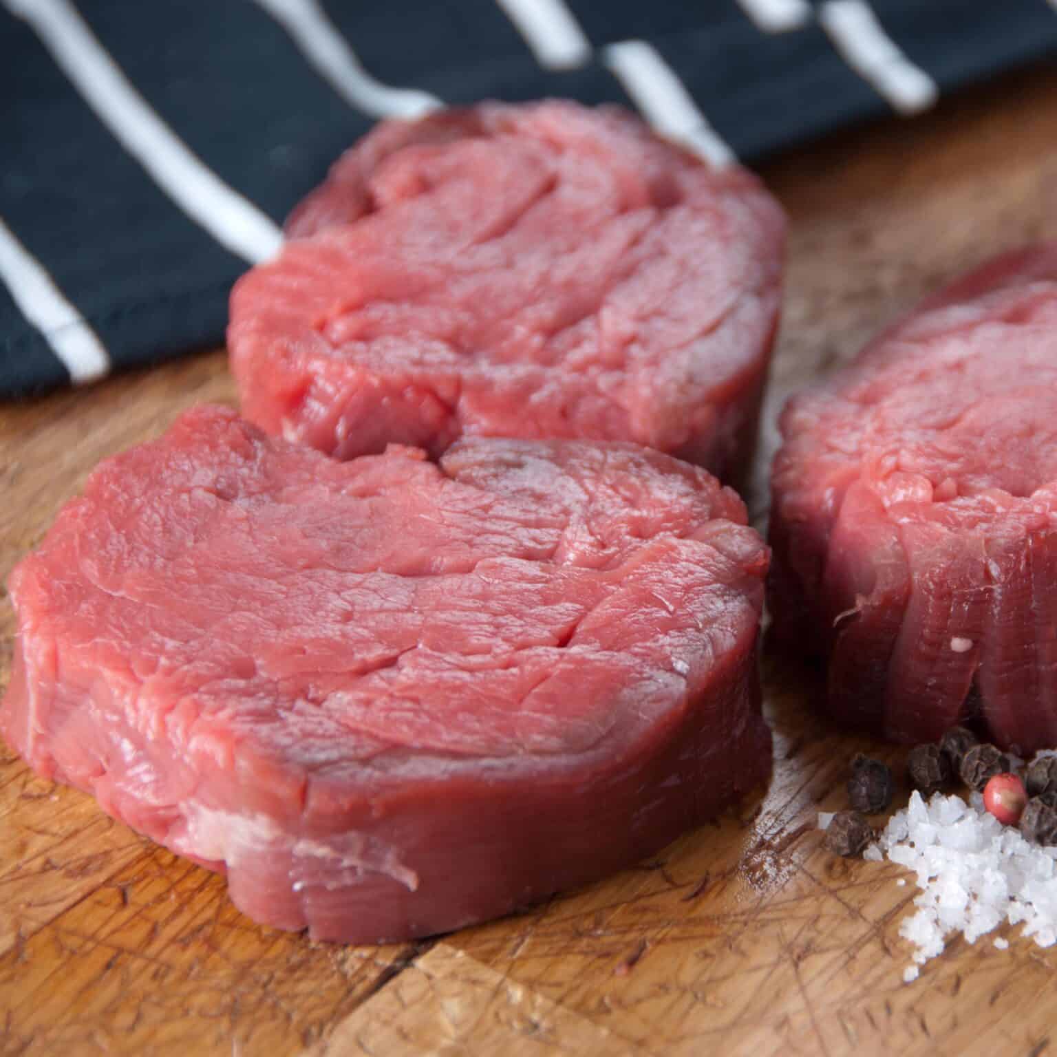Fillet Medallions, Dry Aged, Grass Fed Beef Albert Matthews