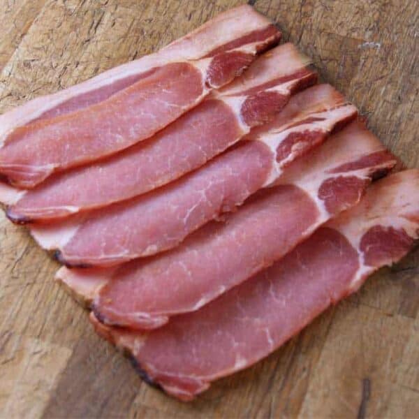 Dry Cured Black Strap Back Bacon
