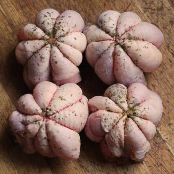 Chicken Cushions stuffed with Stilton & Bacon